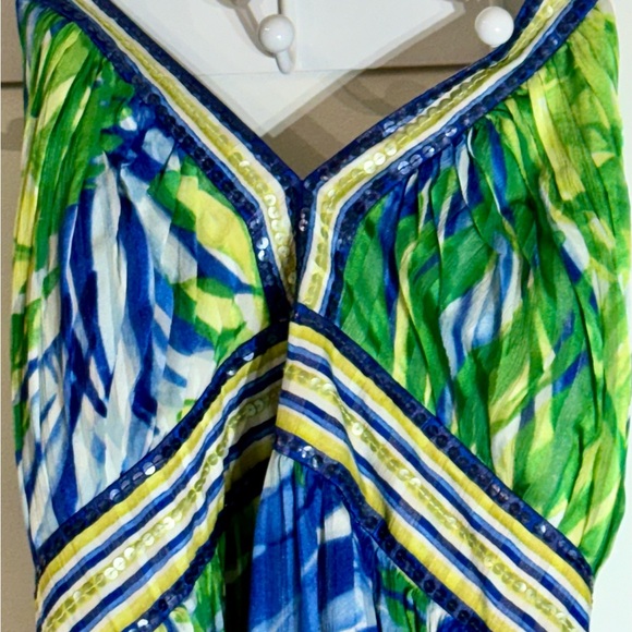 BCBG MaxAzria silk maxi 10 beautiful dress in beautiful condition - Picture 3 of 8